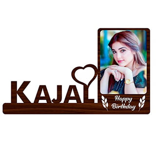 GiftsWale Customized Table Top Stand Wooden Collage Photo Frame With Name | Best Gift For Birthday, Teachers Day, Brother, Sister, Friends, Brother, Sister, Husband And Wife
