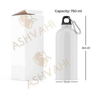 ASHVAH Customizable/Personalised Sipper Water Bottle, Leak Proof Bottle for School, Gym, Home, Office 750 ML - Birthday Gift, Return Gift, Boys, Name - Rayaan