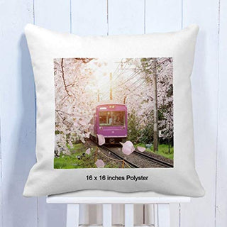 Personalised Photo Create Your Own Cushion Cover - 40 x 40 cm (Polyester Canvas)