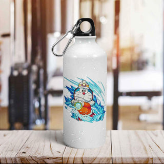 King Doraemon Sipper Bottle | Doraemon Bottle water | Cartoon Sipper Bottles | Designer Sipper Bottles | Printed Sipper Bottle - [600 Ml, Multicolor]